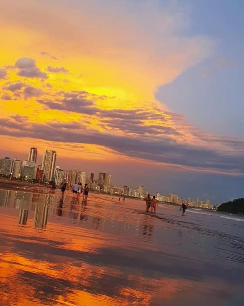 Apto 1 Quadra Da Praia Pitangueiras Guarujá Eksteriør billede